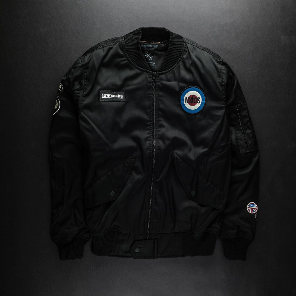 Logic bomber sale jacket black