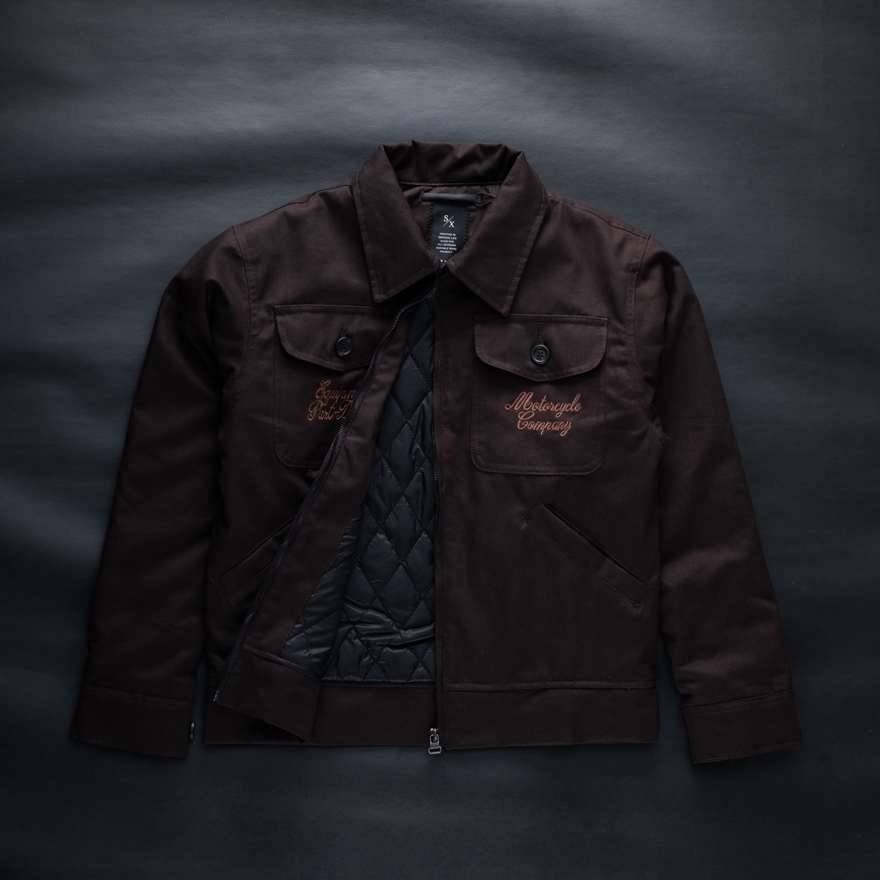 Equip jacket Darkbrown "SPECIAL MATERIAL"